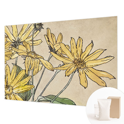Tapet Akvarelblomster