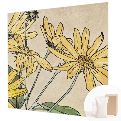 Tapet Akvarelblomster