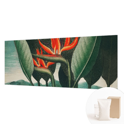 Fototapet stue Eksotiske blomster