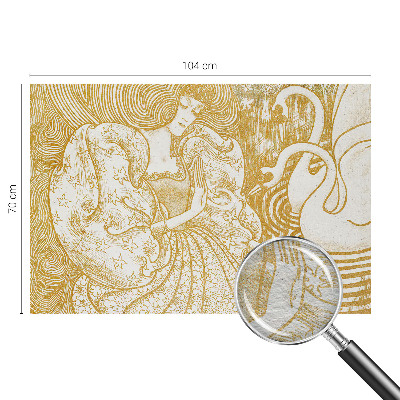 Fototapet børneværelse Feminin elegance