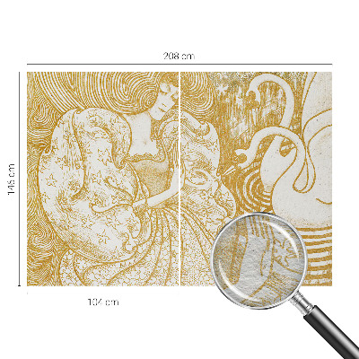 Fototapet børneværelse Feminin elegance