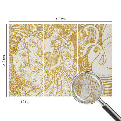 Fototapet børneværelse Feminin elegance