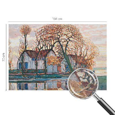 Fototapet efter mål Idyllisk landskab