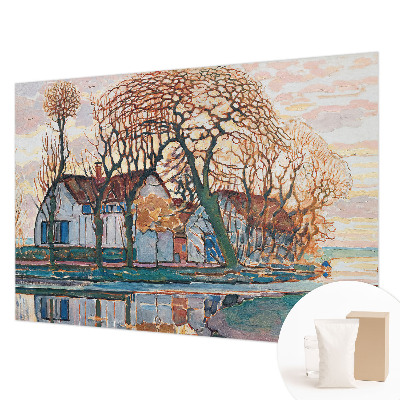 Fototapet efter mål Idyllisk landskab