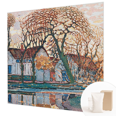 Fototapet efter mål Idyllisk landskab