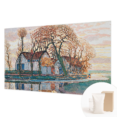 Fototapet efter mål Idyllisk landskab