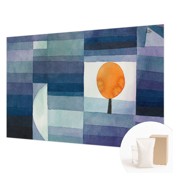 Fotovæg stue Abstrakt træ