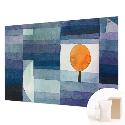 Fotovæg stue Abstrakt træ