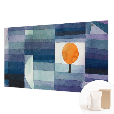 Fotovæg stue Abstrakt træ