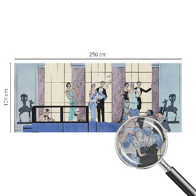 Fotovæg soveværelse Art deco