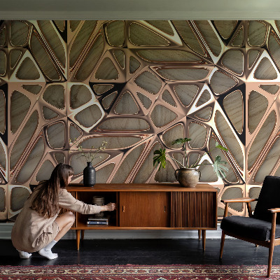 Høj kvalitet fototapet med geometrisk mønster