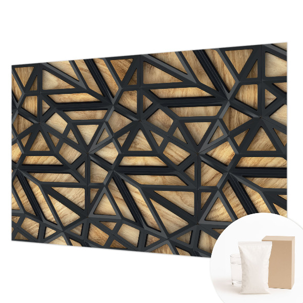 Stor fototapet Geometrisk forbindelse