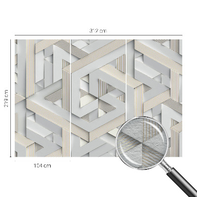 Fototapet Illusoriske former