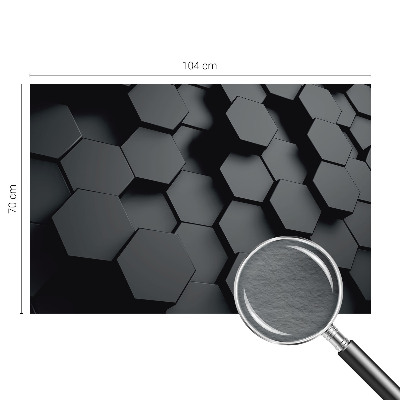 3D fototapet 3D-sekskanter