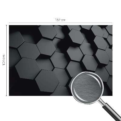 3D fototapet 3D-sekskanter