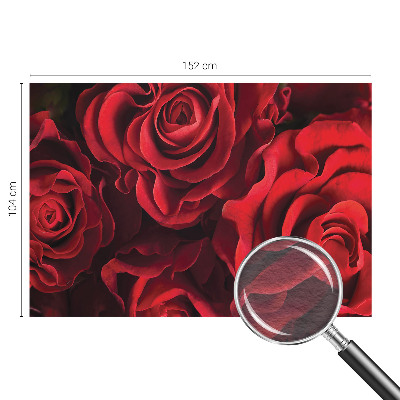 Non-woven fototapet med motiv af røde roser