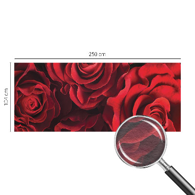 Non-woven fototapet med motiv af røde roser