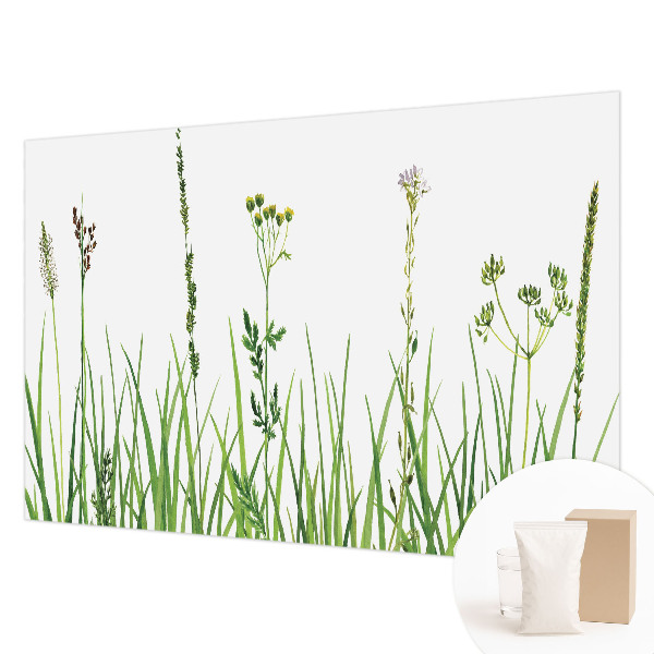 Tapet med et subtilt floramotiv
