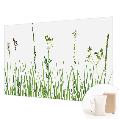 Tapet med et subtilt floramotiv