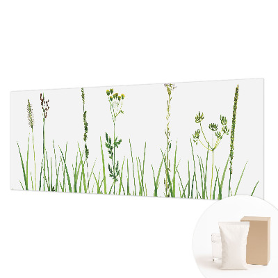 Tapet med et subtilt floramotiv