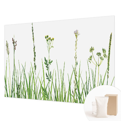 Tapet med et subtilt floramotiv