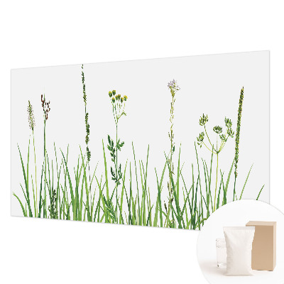 Tapet med et subtilt floramotiv