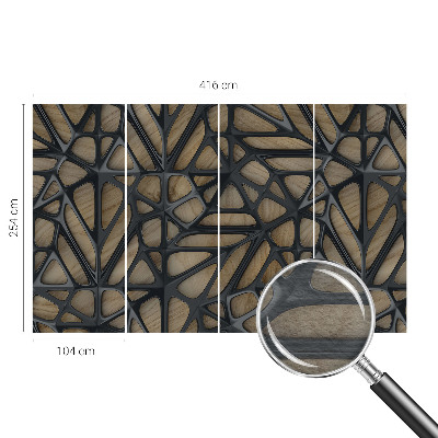 Fototapet på mål Trænet