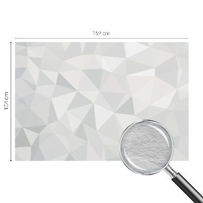 Fotovæg stue Trekantet mosaik