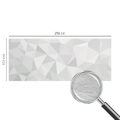 Fotovæg stue Trekantet mosaik