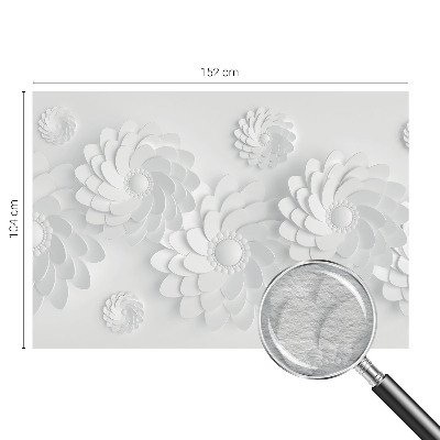 Modern fototapet i blomsteragtigt design