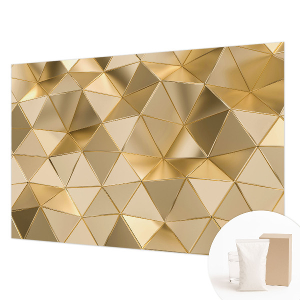 3D fototapet Trekantede mønstre