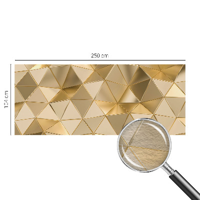 3D fototapet med trekantede mønstre