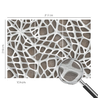 Vlies fototapet Geometrisk netværk