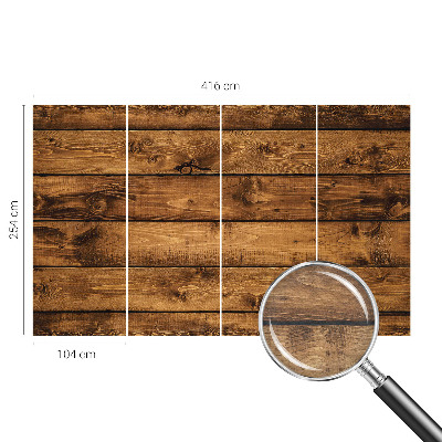 Non-woven fototapet Træbrædder