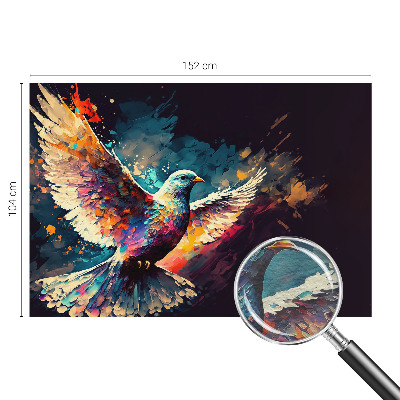 Væg tapet Farverig fugl