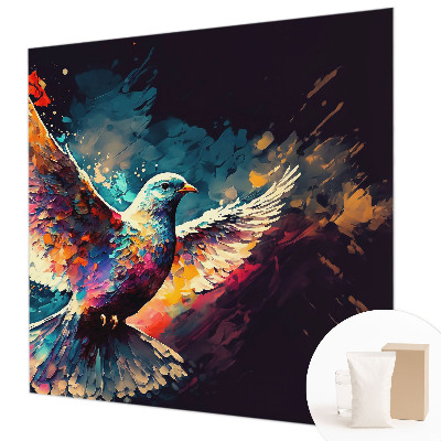 Væg tapet Farverig fugl