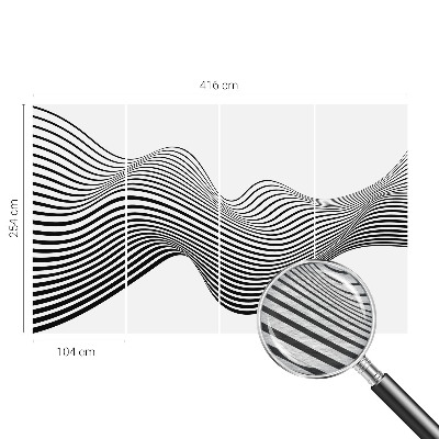 Høj kvalitet fototapet Dynamisk abstraktion