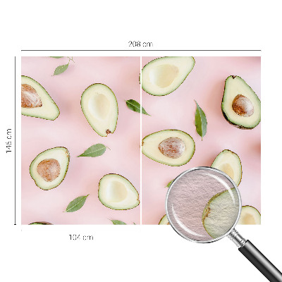 Fototapet til børn Avocado-sammensætning