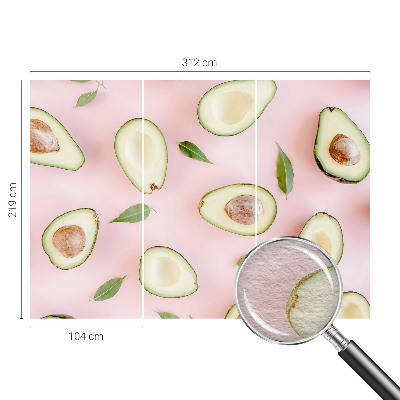 Fototapet til børn Avocado-sammensætning