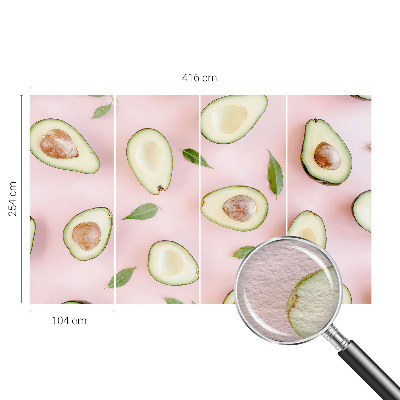 Fototapet til børn med avocado-motiv