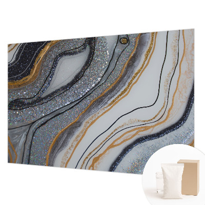 Fototapet efter mål Stenbølger