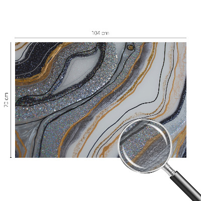 Fototapet efter mål Stenbølger