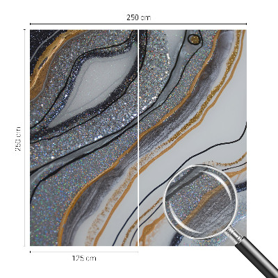 Fototapet efter mål Stenbølger