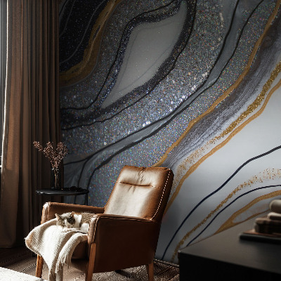 Fototapet efter mål Stenbølger