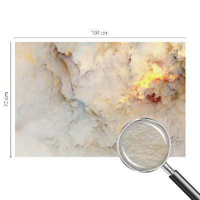 3D fototapet Farverigt landskab