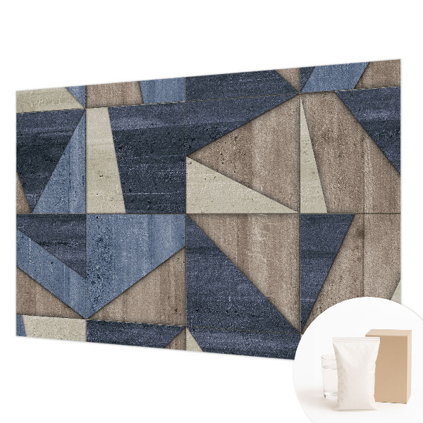 Non-woven fototapet med geometriske mønstre