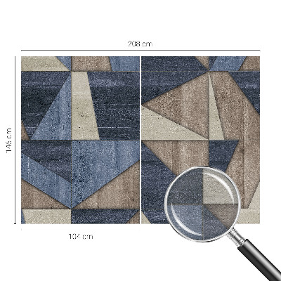 Non-woven fototapet med geometriske mønstre