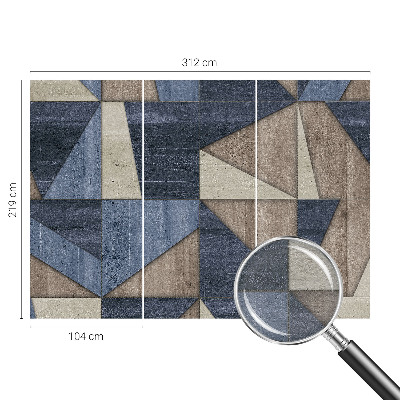 Non-woven fototapet Geometriske mønstre