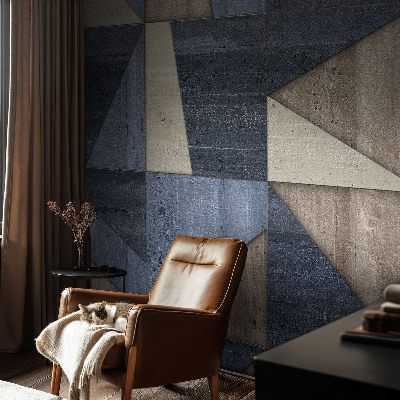 Non-woven fototapet med geometriske mønstre