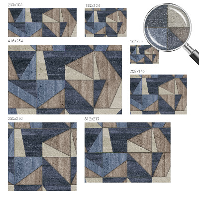 Non-woven fototapet Geometriske mønstre